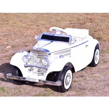 MERCEDES  RETRO TYP 540K DLA DZIECKA I DLA RODZICA, MIĘKKIE KOŁA EVA, MIĘKKIE SIEDZENIE,  FULL OPCJA/A200