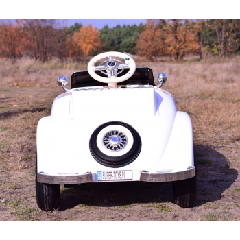 MERCEDES  RETRO TYP 540K DLA DZIECKA I DLA RODZICA, MIĘKKIE KOŁA EVA, MIĘKKIE SIEDZENIE,  FULL OPCJA/A200