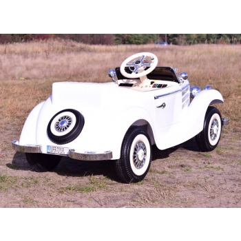 MERCEDES  RETRO TYP 540K DLA DZIECKA I DLA RODZICA, MIĘKKIE KOŁA EVA, MIĘKKIE SIEDZENIE,  FULL OPCJA/A200