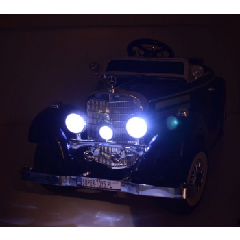 MERCEDES  RETRO TYP 540K DLA DZIECKA I DLA RODZICA, MIĘKKIE KOŁA EVA, MIĘKKIE SIEDZENIE,  FULL OPCJA/A200