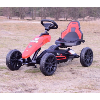 DUŻY GOKART SPEED NA PEDAŁY Z HAMULCEM, REGULOWANE SIEDZENIE, JAKOŚĆ/AHL005