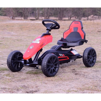 DUŻY GOKART SPEED NA PEDAŁY Z HAMULCEM, REGULOWANE SIEDZENIE, JAKOŚĆ/AHL005