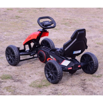 DUŻY GOKART SPEED NA PEDAŁY Z HAMULCEM, REGULOWANE SIEDZENIE, JAKOŚĆ/AHL005