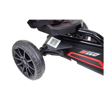 DUŻY GOKART SPEED NA PEDAŁY Z HAMULCEM, REGULOWANE SIEDZENIE, JAKOŚĆ/AHL005