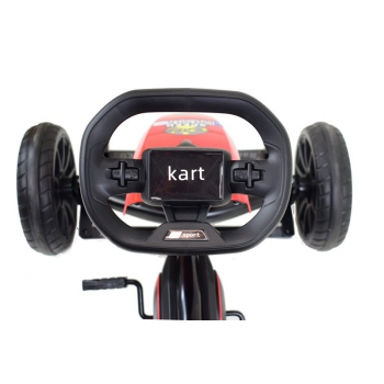 DUŻY GOKART SPEED NA PEDAŁY Z HAMULCEM, REGULOWANE SIEDZENIE, JAKOŚĆ/AHL005