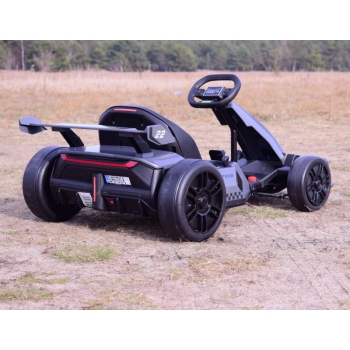 SZYBKI DRIFTUJĄCY GOKART NA AKUMULATOR 24 V, REGULOWANA RAMA/AHL007