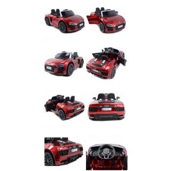 NAJNOWSZY ORYGINALNY AUDI R8 NA LICENCJI MIĘKKIE SIEDZENIE, MIĘKKIE KOŁA SUPER JAKOŚĆ/R8