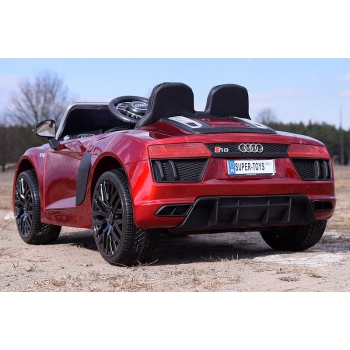 NAJNOWSZY ORYGINALNY AUDI R8 NA LICENCJI MIĘKKIE SIEDZENIE, MIĘKKIE KOŁA SUPER JAKOŚĆ/R8