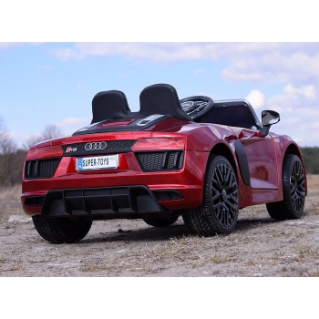 NAJNOWSZY ORYGINALNY AUDI R8 NA LICENCJI MIĘKKIE SIEDZENIE, MIĘKKIE KOŁA SUPER JAKOŚĆ/R8