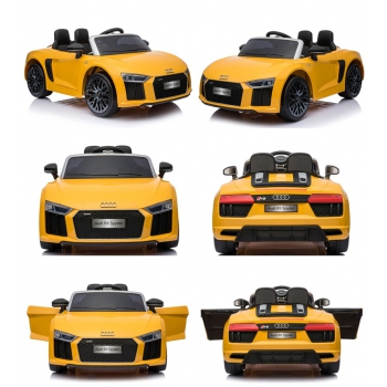 ORYGINALNE AUDI R8 - MIĘKKIE KOŁA, MIĘKKIE SIEDZENIE, MOCNY/R8