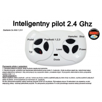 AUTO NA AKUMULATOR NAJNOWSZA POLICJA PACIFICATOR - KOGUTY , DŹWIĘKI, PILOT/BBH021