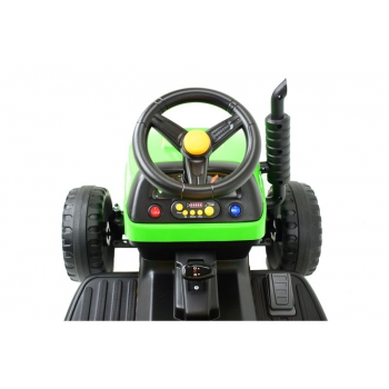 SUPER TRAKTOR LABOR- NA AKUMULATOR Z PRZYCZEPĄ I KIPREM/BBH030