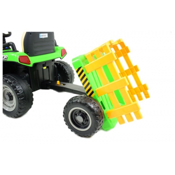SUPER TRAKTOR LABOR- NA AKUMULATOR Z PRZYCZEPĄ I KIPREM/BBH030