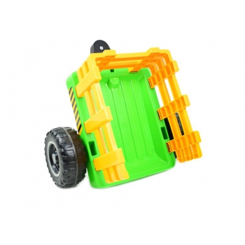 SUPER TRAKTOR LABOR- NA AKUMULATOR Z PRZYCZEPĄ I KIPREM/BBH030