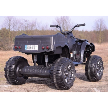 MEGA WIELKI QUAD, AMORTYZATORY, MIĘKKIE KOŁA, PILOT, WOLNY START, RADIO/0909