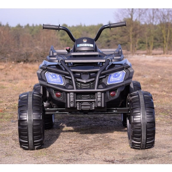 MEGA WIELKI QUAD, AMORTYZATORY, MIĘKKIE KOŁA, PILOT, WOLNY START, RADIO/0909