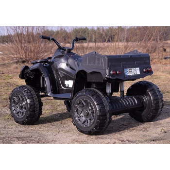 MEGA WIELKI QUAD, AMORTYZATORY, MIĘKKIE KOŁA, PILOT, WOLNY START, RADIO/0909