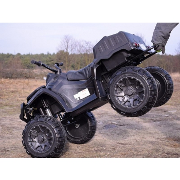 MEGA WIELKI QUAD, AMORTYZATORY, MIĘKKIE KOŁA, PILOT, WOLNY START, RADIO/0909