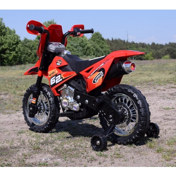NAJNOWSZY MOTOR CROSSOWY FORCE II, ŚWIATŁA, DŹWIĘKI,DŻWIĘKI POLICYJNE/BDM0912