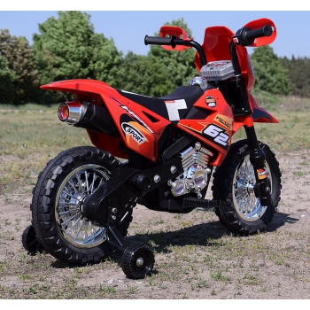 NAJNOWSZY MOTOR CROSSOWY FORCE II, ŚWIATŁA, DŹWIĘKI,DŻWIĘKI POLICYJNE/BDM0912