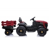 WIELKI TRAKTOR NA AKUMULATOR Z PRZYCZEPĄ, MIĘKKIE KOŁA, MIĘKKIE SIEDZENIE/BDM0925
