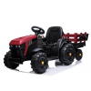WIELKI TRAKTOR NA AKUMULATOR Z PRZYCZEPĄ, MIĘKKIE KOŁA, MIĘKKIE SIEDZENIE/BDM0925