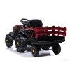 WIELKI TRAKTOR NA AKUMULATOR Z PRZYCZEPĄ, MIĘKKIE KOŁA, MIĘKKIE SIEDZENIE/BDM0925