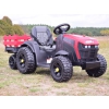 WIELKI TRAKTOR NA AKUMULATOR Z PRZYCZEPĄ, MIĘKKIE KOŁA, MIĘKKIE SIEDZENIE/BDM0925