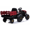 WIELKI TRAKTOR NA AKUMULATOR Z PRZYCZEPĄ, MIĘKKIE KOŁA, MIĘKKIE SIEDZENIE/BDM0925