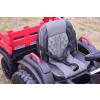 WIELKI TRAKTOR NA AKUMULATOR Z PRZYCZEPĄ, MIĘKKIE KOŁA, MIĘKKIE SIEDZENIE/BDM0925
