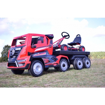 MEGA TRUCK, CIĘŻARÓWKA Z PRZYCZEPĄ GIGANT ZESTAW/BDQ-2020