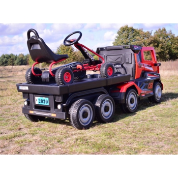 MEGA TRUCK, CIĘŻARÓWKA Z PRZYCZEPĄ GIGANT ZESTAW/BDQ-2020