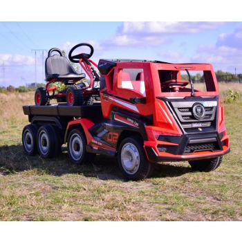 MEGA TRUCK, CIĘŻARÓWKA Z PRZYCZEPĄ GIGANT ZESTAW/BDQ-2020