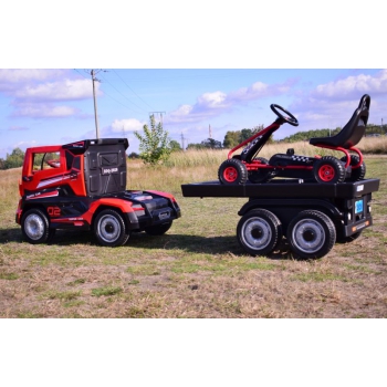 MEGA TRUCK, CIĘŻARÓWKA Z PRZYCZEPĄ GIGANT ZESTAW/BDQ-2020