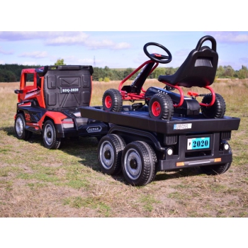 MEGA TRUCK, CIĘŻARÓWKA Z PRZYCZEPĄ GIGANT ZESTAW/BDQ-2020