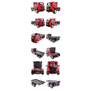 MEGA TRUCK, CIĘŻARÓWKA Z PRZYCZEPĄ GIGANT ZESTAW/BDQ-2020