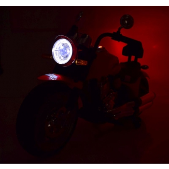 MEGA MOTOR CHOPPER, GAZ W MANETCE, MIĘKKIE SIEDZENIE/BLF916