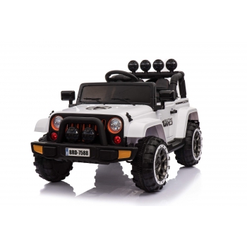 MEGA JEEP  FULLTIME, NAPĘD 4X4,  1X12V ,WOLNY START/ MIĘKKIE KOŁA,  FUNKCJA BUJANIAEXCLUSIVE/7588