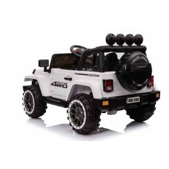 MEGA JEEP  FULLTIME, NAPĘD 4X4,  1X12V ,WOLNY START/ MIĘKKIE KOŁA,  FUNKCJA BUJANIAEXCLUSIVE/7588