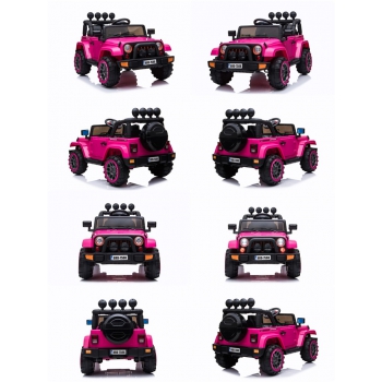 MEGA JEEP  FULLTIME, NAPĘD 4X4,  1X12V ,WOLNY START/ MIĘKKIE KOŁA,  FUNKCJA BUJANIAEXCLUSIVE/7588