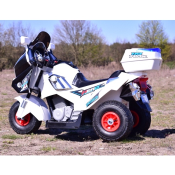 MEGA WIELKI MOTOR HERO Z DŹWIĘKAMI NA POMPOWANYCH KOŁACH NOWOŚĆ / 8815 12 V