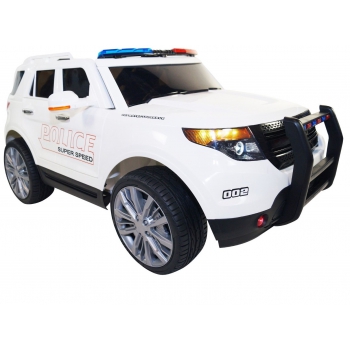 MEGA POLICJA Z MEGAFONEM I RADIEM, MIĘKKIE KOŁA/9935