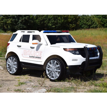 MEGA POLICJA Z MEGAFONEM I RADIEM, MIĘKKIE KOŁA/9935