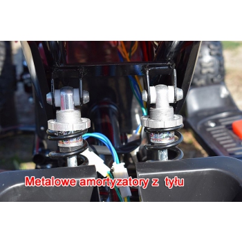 MEGA WIELKI QUAD, METALOWA KONSTRUKCJA, AMORTYZATORY, POMPOWANE KOŁA, LAKIER,GAZ W  MANETCE, MIĘKKIE SIEDZENIE/6688