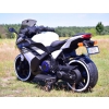 MEGA MOTOR ŚCIGACZ STRONG 2 EXCLUSIVE, ŚWIECĄCE KOŁA, GAZ W MANETCE, HAMULEC/DLS07