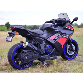 MEGA MOTOR ŚCIGACZ STRONG 2 EXCLUSIVE, ŚWIECĄCE KOŁA, GAZ W MANETCE, HAMULEC/DLS07