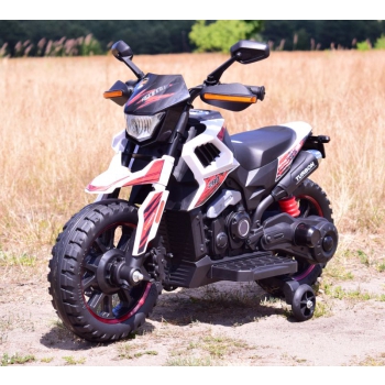 NAJNOWSZY  PIERWSZY  AKUMULATOROWY MOTOREK CROSSOWY TURBON, MIĘKKIE SIEDZENIE, GAZ W RĄCZCE, HAMULEC/DLS09-HAND