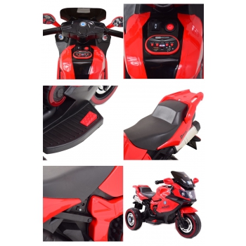 DUŻY MOTOR ŚCIGACZ  STRONG 2 EXCLUSIVE, ŚWIECĄCE KOŁA/DLX518
