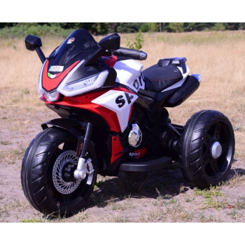 MEGA MOTOR 3 KOŁOWY SPORT, DWA SILNIKI , MIĘKKIE KOŁA, MIĘKKIE SIEDZENIE, GAZ W MANETCE/FB6886