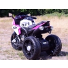 MEGA MOTOR 3 KOŁOWY SPORT, DWA SILNIKI , MIĘKKIE KOŁA, MIĘKKIE SIEDZENIE, GAZ W MANETCE/FB6886